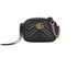 GG Marmont Matelassé Mini Bag, &pound;450, Handbags, Black, Leather, Front view